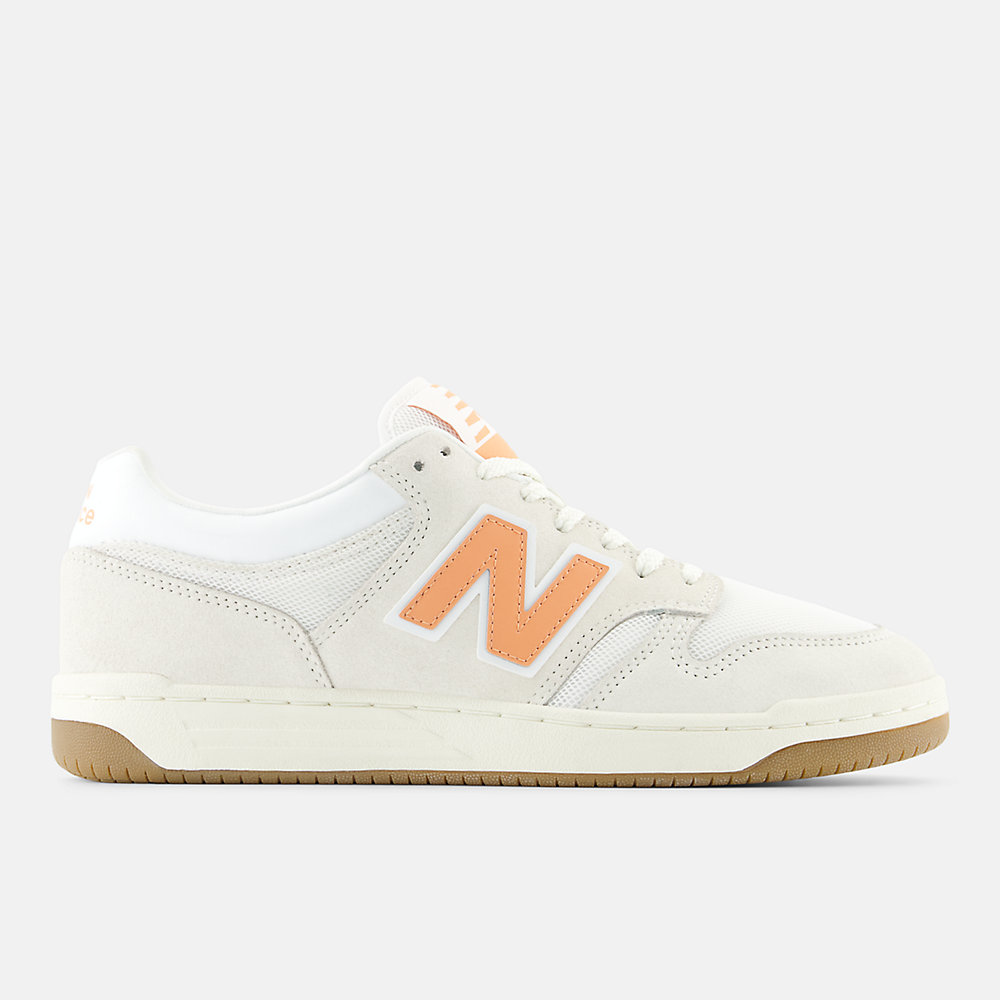 New Balance 480 Shoes Sea Salt with White and Copper